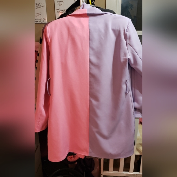Blazer Dress Pink Purple - Picture 3 of 6